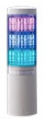 Image de PATLITE Signalsäule LA6-3DTNWN-RYG 21 Farben weiss