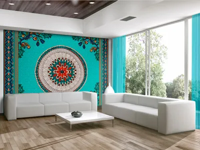 Produktbild von Vlies Fototapete 400x280 cm Tapeten Wandtapete XXL Ornament Abstrakt 10110905-101