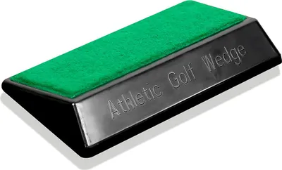 Produktbild von Kompakter, tragbarer Golfschwungtrainer mit 15°-Ausrichtungskorrektur, Fußkeilen und Golf-Trainingshilfe