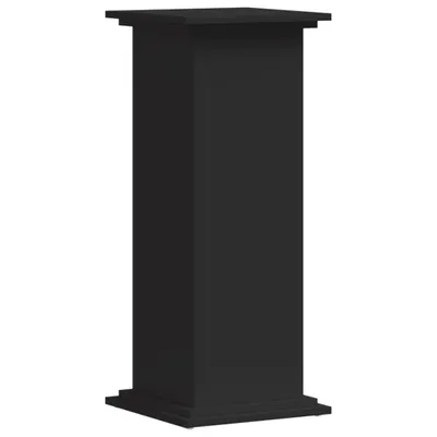 Produktbild von vidaXL Pflanzenständer Schwarz 33x33x80 cm Holzwerkstoff