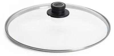 Sicherheitsglasdeckel rund Ø 32 cm, ofenfest bis 250 °C, transparent