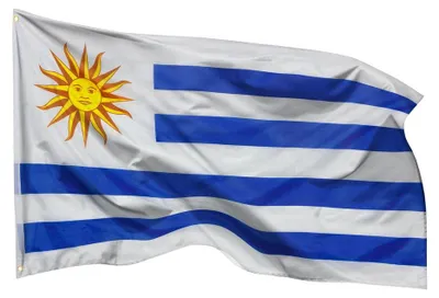 Produktbild von PHENO FLAGS Uruguay Flagge 90 x 150 cm Uruguayische Fahne 2 Ösen