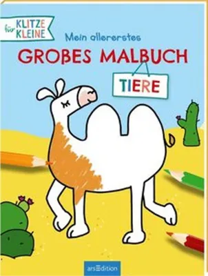 Produktbild von Mein allererstes großes Malbuch - Tiere