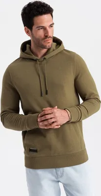 Produktbild von Ombre Clothing Herren-Kapuzenpullover mit Kapuze Okoello olive S