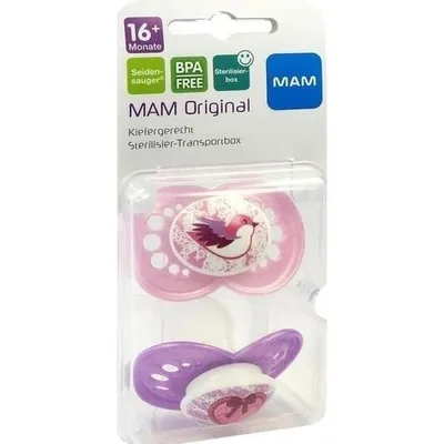 Productafbeelding van Mam Original siliconen speen, geschikt vanaf 16 maanden, 2 stuks