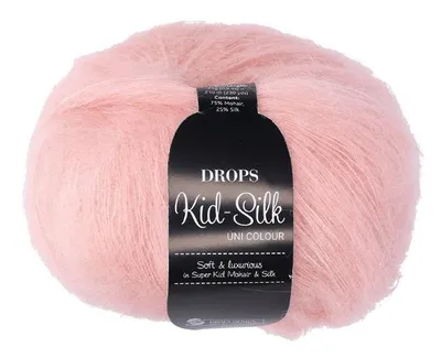 Zdjęcie produktu dla Włóczka Drops Kid-Silk 53 / jasna brzoskwinia / uni color
