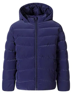 Produktbild von Minoti - Steppjacke für Mädchen, Samtgefühl MN454 (98) (Marine)