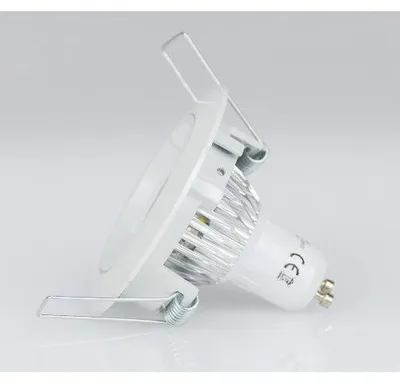 Produktbild von Galileo Einbaustrahler Weiß – ohne Sprengring – Aludruckguss – inkl. GU10 5W LED Einbaustrahler 230V elegant & zeitlos