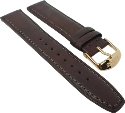 Produktbild von Lotus Watches | Uhrenarmband 20mm Leder braun mit Naht L18324/1