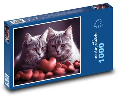 Obrázok produktu pre Puzzle 1000 Mačky a láska - martinpuzzle