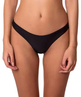 Productafbeelding van RELLECIGA Dames bikini broek, onderkant, Braziliaanse snit, zwart, maat L
