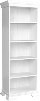 Produktbild von Regal Sentis 19, Farbe: Kiefer Weiß - 193 x 68 x 40 cm (H x B x T)