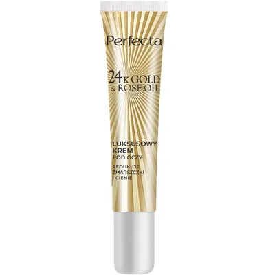 Zdjęcie produktu dla Perfecta 24K Gold & Rose Oil krem przeciwzmarszczkowy pod oczy, 15ml