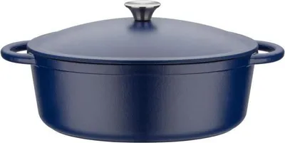 Immagine prodotto di GSW arrostitore ovale in ghisa Blue Magic 33x26 cm / 6,4 litri, 717328, ghisa circa 6,4 litri