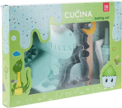 Obrázek produktu pro Sada na pečení pro děti, 10 prvků, zelená