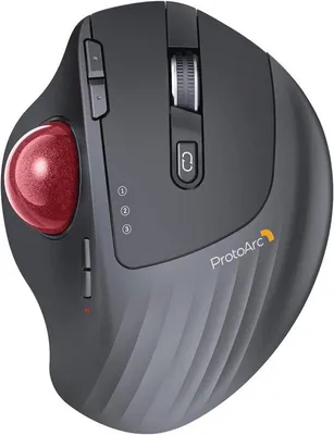Productafbeelding van Draadloze Trackball Muis met Duimbediening en Instelbare DPI voor PC, Mac, iPad en Windows