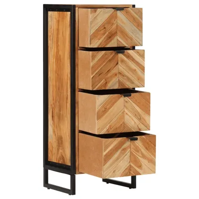 Immagine prodotto di Mobile da Bagno 40x30x100 cm Legno Massello di Acacia e Ferro