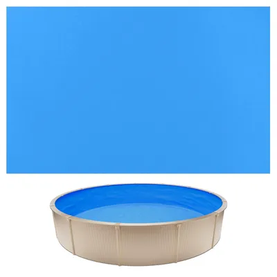 Produktbild von Poolfolie - UniBead-Innenhülle - Für Ø 3,5 m Pool - Für 120 cm Wandhöhe - 0,8 mm Stärke - PVC - Für oberirdische Pools - Blau