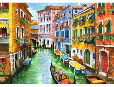 Produktbild von RAVENSBURGER Puzzle Gondelfahrt XXL 300 dlks