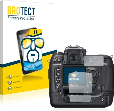 Produktbild von 2x Für Nikon D2X Schutzfolie BROTECT Displayschutz Display Schutz Folie Klar Transparent