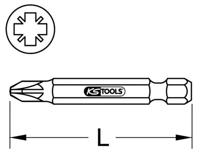 Image de KS Tools 911.7527 embout de tournevis 1 pièce(s)