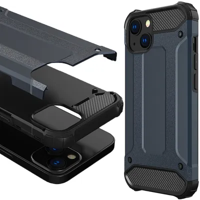 Produktbild von Hybrid Armor Gepanzerte Hybrid-Hülle Für Iphone 13 Blau