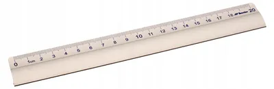 Produktbild von Metall-Lineal 20cm Präzisions-Zeichenbedarf für Schule