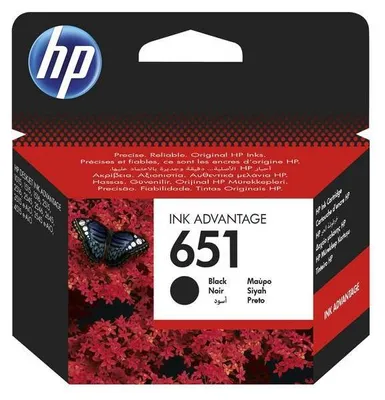 Immagine prodotto di HP 651 Black Original Ink Advantage Cartridge, C2P10AE (600 pages)