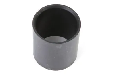 A dark gray cylindrical adapter is shown against a white background.