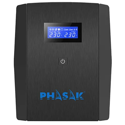 Produktbild von Phasak Sirius, Line-Interaktiv, 1,26 kVA, 720 W, Pseudo sine, 162 V, 290 V