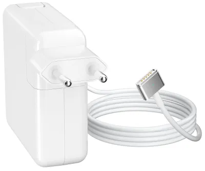 Produktbild von Ladegerät Macbook Pro Ladekabel 60W 16.5V, 3.65A Netzteil MagSafe T-Type 2.0 für Apple MacBook Air / Pro Weiß Power Adapter