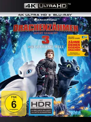 Produktbild von Drachenzähmen leicht gemacht 3 - Die geheime Welt BLU-RAY Box