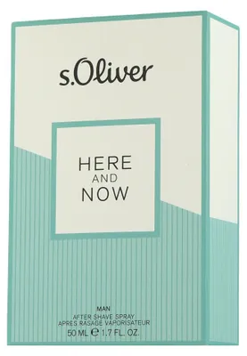 Zdjęcie produktu dla S.Oliver Man Here&Now After Shave 50ml