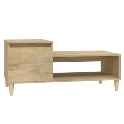 Immagine prodotto di Tavolino vidaXL in rovere Sonoma 100x50x45 cm in materiale derivato dal legno