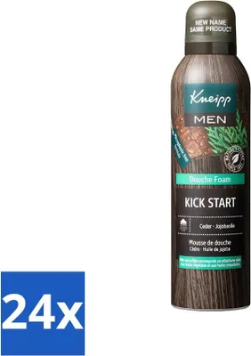 Image de Kneipp Mousse Douche Hommes 200 ml - paquet avantageux - 24 pièces