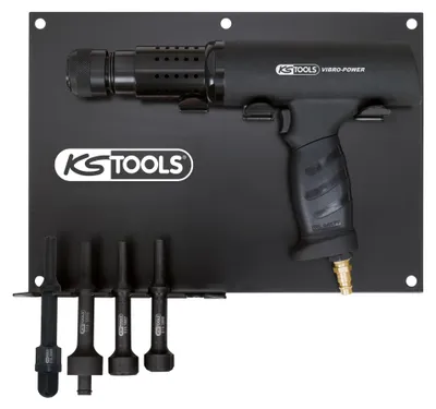 Produktbild von KS Tools Vibro-Impact Druckluft- Meißelhammer-Satz, 6-tlg