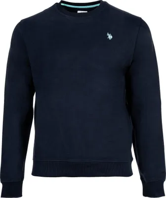Immagine prodotto di U.S. POLO ASSN. Felpa da uomo - Felpa diagonale con finitura carbonio, girocollo, cotone blu scuro M