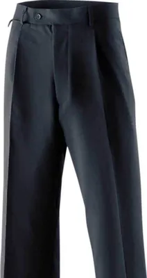 Produktbild von Herrenhose mit Bundfalte Fb. navy Gr. 98 : 53% Polyester 43% Schurwolle 4% Elasthan : navy : 98