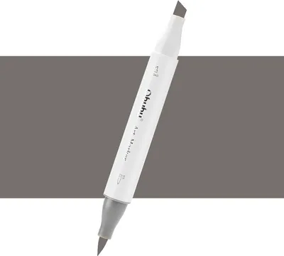 Image de Pinceau et ciseau double face OHUHU, WG090 Warm Grey 09