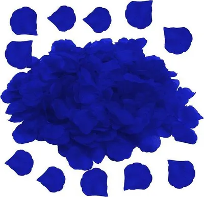Immagine prodotto di 1200 petali di rose artificiali blu per decorazione