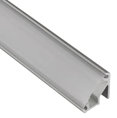 Produktbild von SOTECH LED Profil-99 Eckprofil 2000 x 15,7 x 15,8 mm – opale Abdeckung, Aluminium