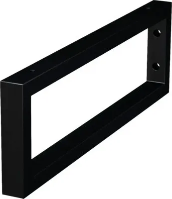 Obrázek produktu pro Konzole pro desku pod umyvadlo Jungborn Trenta černá 45x3x14 cm hranatá