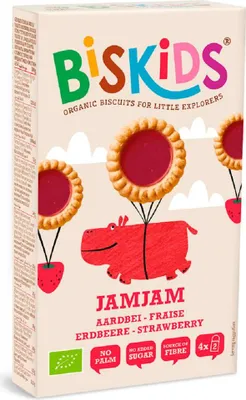 CIASTECZKA Z NADZIENIEM TRUSKAWKOWYM MARGARETKI BIO 100 g - BISKIDS