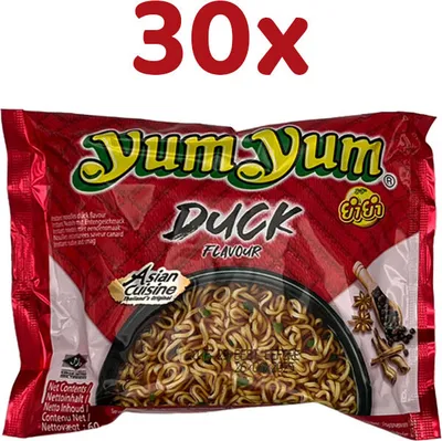 Produktbild von Yum Yum Ente Geschmack Instantnudel 30x60g