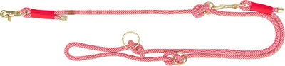 Produktbild von TRIXIE Soft Rope Verlängerungsleine - rot/creme - 2,00 m/ø 10 mm