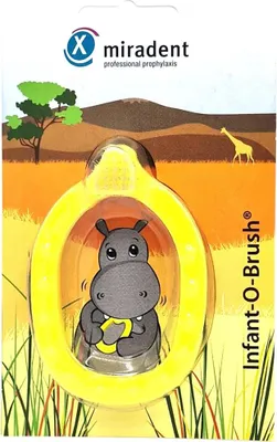 Produktbild von KINDERLEICHT Zahnbürste Lernzahnbürste mit Beissring Farbe Gelb