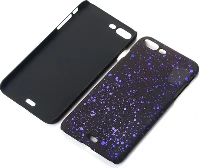 Produktbild von Handy Hülle Schutz Case Bumper Schale für Apple iPhone 7 Plus 3D Sterne Lila