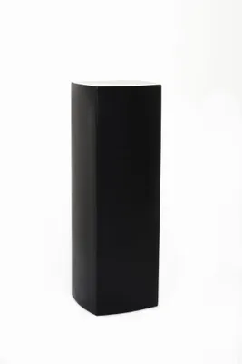 Image de VIVANNO Socle en fibre de verre INCURVO PODEST, noir mat - 34 x 34 x 100 cm
