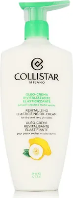 Produktbild von Collistar Revitalizing Elasticizing Oil-cream, Creme, Frauen, Aufhellend, Elastizität, Reparatur, Revitalisierend, trockene Haut, Sehr trockene Haut, 400 ml, Pumpenflasche