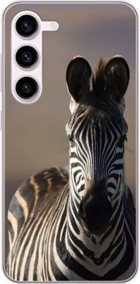 Produktbild von König Design Hülle kompatibel mit Samsung Galaxy S23 Plus Kunststoff Soft Handyhülle - Handy Case Zebra